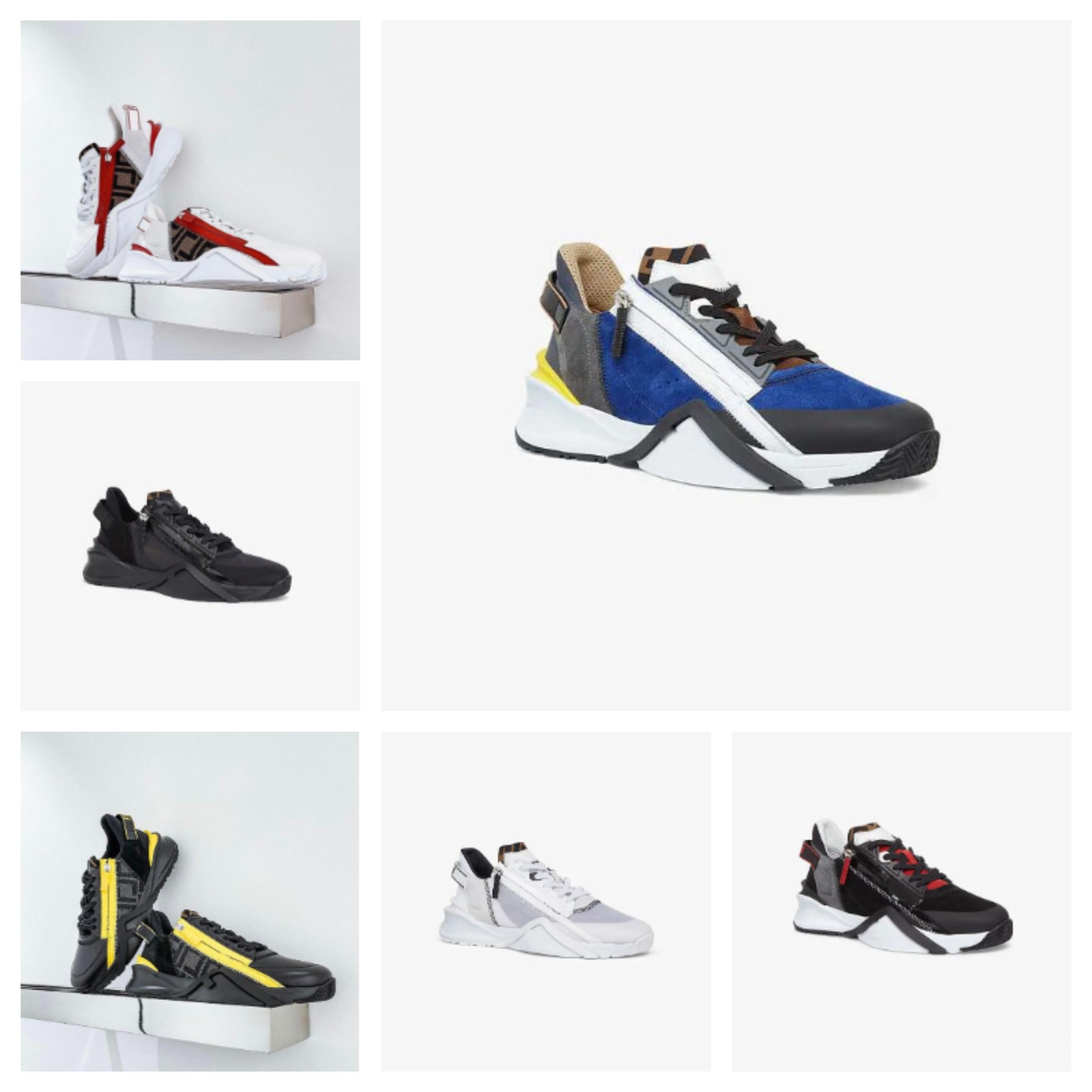 

New Men FLOWS Perfect Sneakers Shoes Comfort Casual Men's Sports Shoe Zipper Rubber Lightweight Skateboard Runner Sole Tech -Fabrics Outdoor Trainer Box