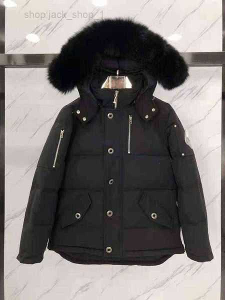 Canada Men's Down Jacket Moose Coats High Real Fur Mens Canadian 3q Parka g 8 UJ2X