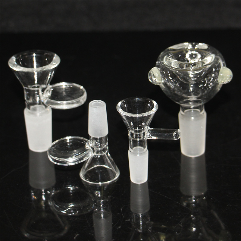 

Thick Bowl Piece for Glass Bong Slide Funnel Bowls smoking heady bowl pieces wholesaler oil rigs 10mm 14mm 18mm Bubbler Ash Catcher Bong Bowls