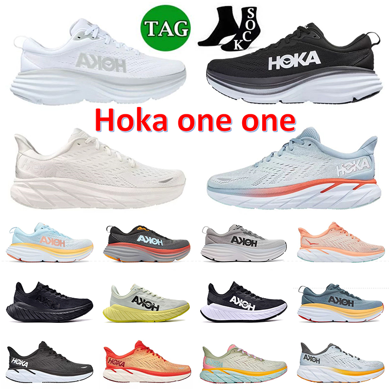 

Athletic Hoka Running Shoes Hokas One One Bondi 8 Designer Trainers Clifton Carbon X2 Triple White Black Summer Song Anthracite Castlerock Sneakers Jogging Eur 36-45, Carbon x 2 (4) nimbus cloud