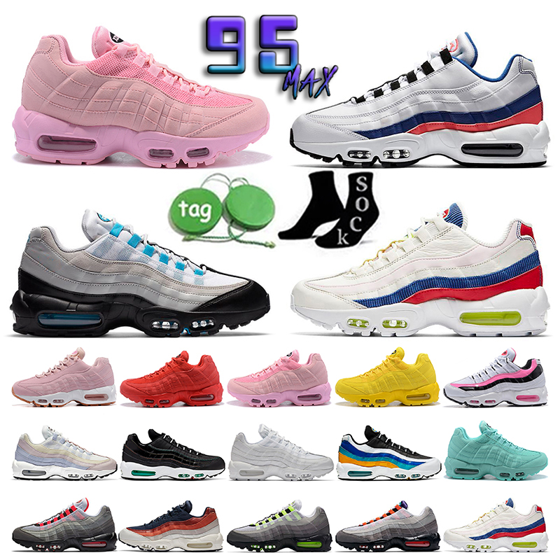 

Classic 95 mens running shoes airmaxs 95s OG Triple Black Running Club Neon Cork Greedy Dark Smoke Grey Brown Sneakers 20th Anniversary Grape Safari sports Trainers, 30