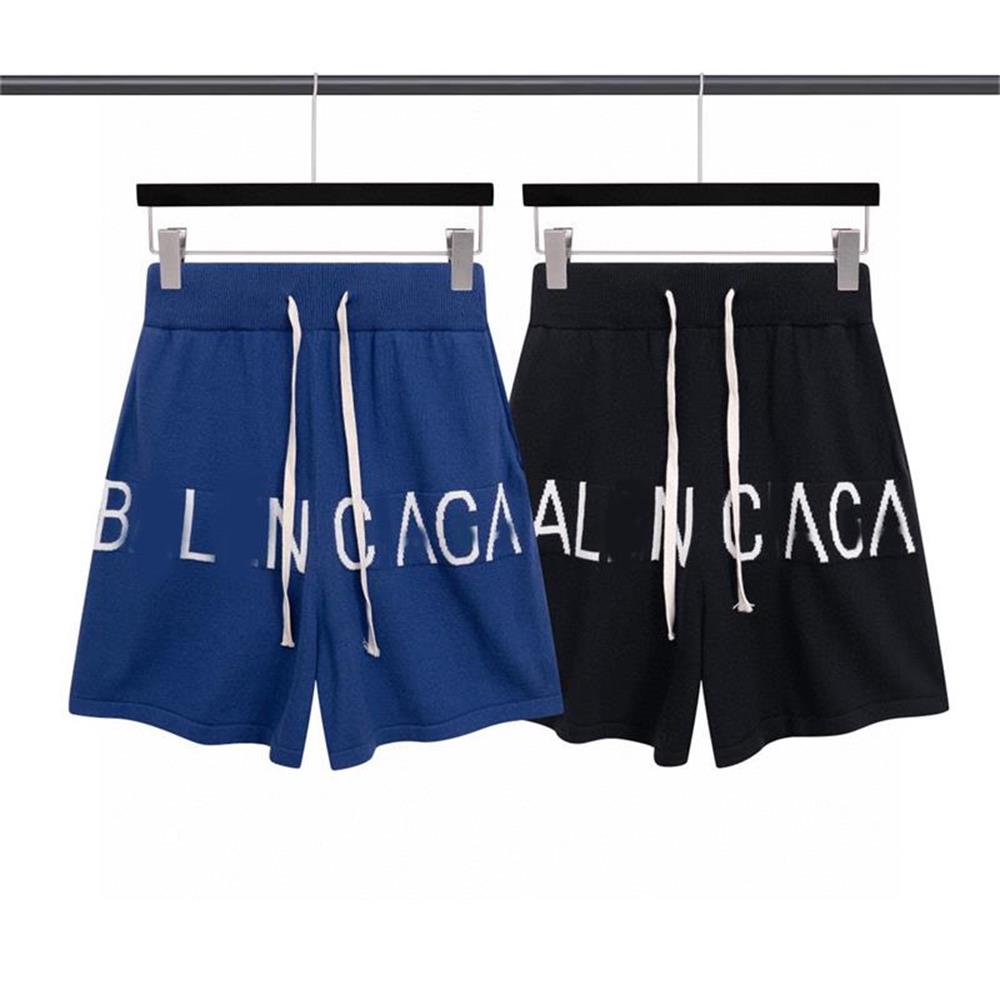 

2023 summer letter print sports casual shorts men's large size fashion beach pants American casual tide brand medium pants, Black