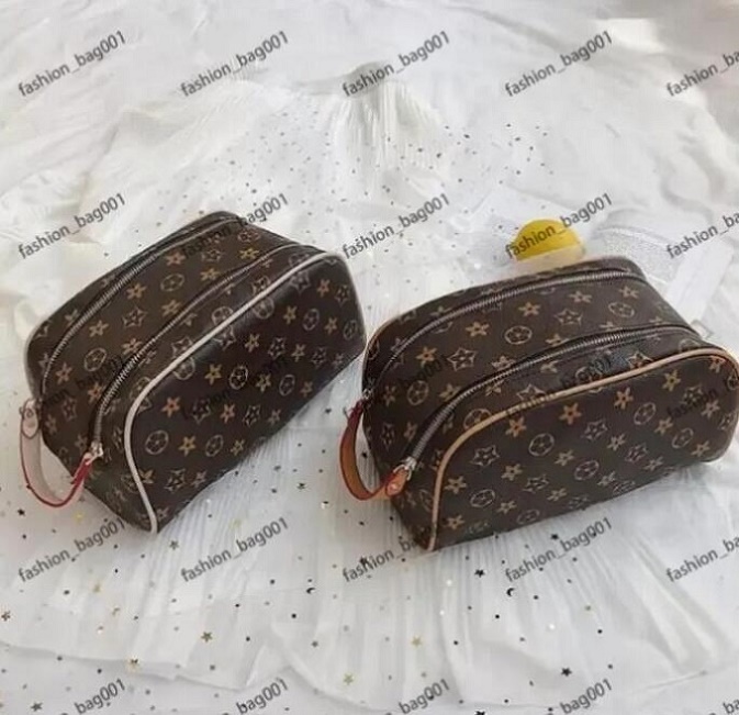 

Classic Luxury designer Double zipper men travelling toilet bag designer women wash large capacity cosmetic bags toiletry Pouch makeup bags 156, This is not for sale