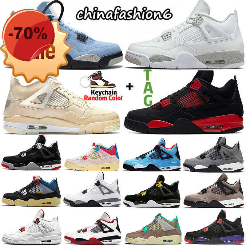 

Sandals Sail 2022 4 4s Mens Basketball Shoes Sneakers Heritage Rebellionaire University Blue Fire Red Oreo Bred Black Cat Guava Ice White Cement, 36