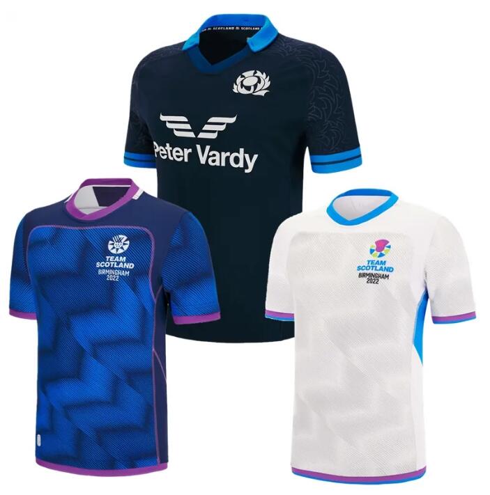 

2022 2023 Scotland rugby Jersey 22 23 7s home away polo vest shirts Scotland Mens rugby jerseys