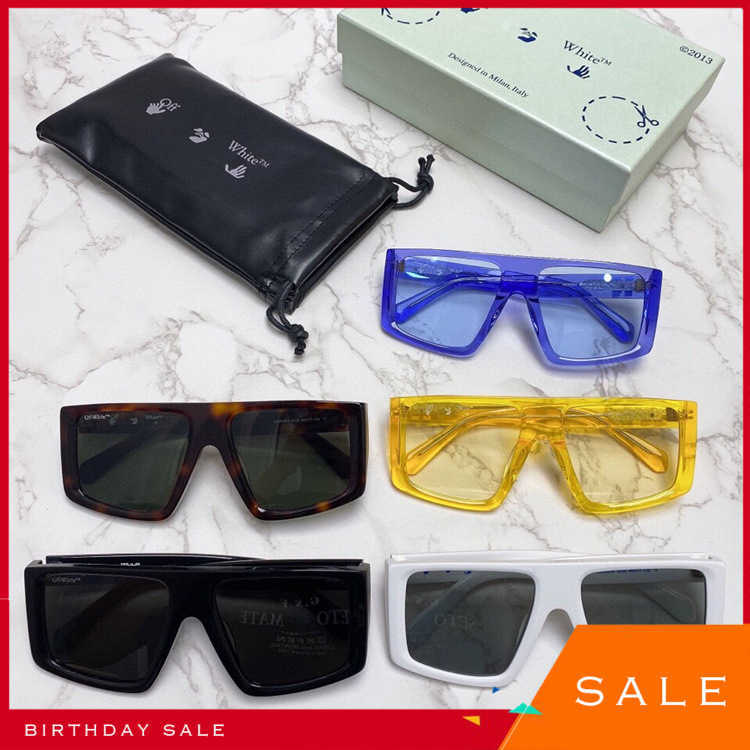

Luxury Brand mens Sunglasses uv400 high quality designer brands 23 New Off Sunglass Men's Ow Box Same White Women's shades Fashion Oeri004