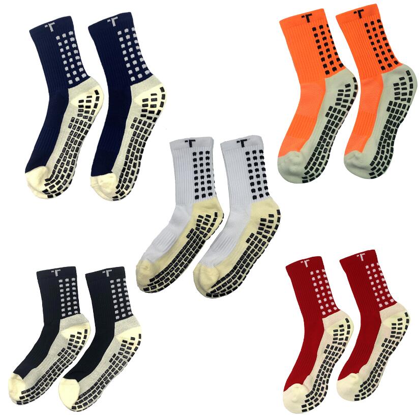 

mix order sales football socks non-slip football Trusox men's soccer socks quality cotton Calcetines with Trusox, Red