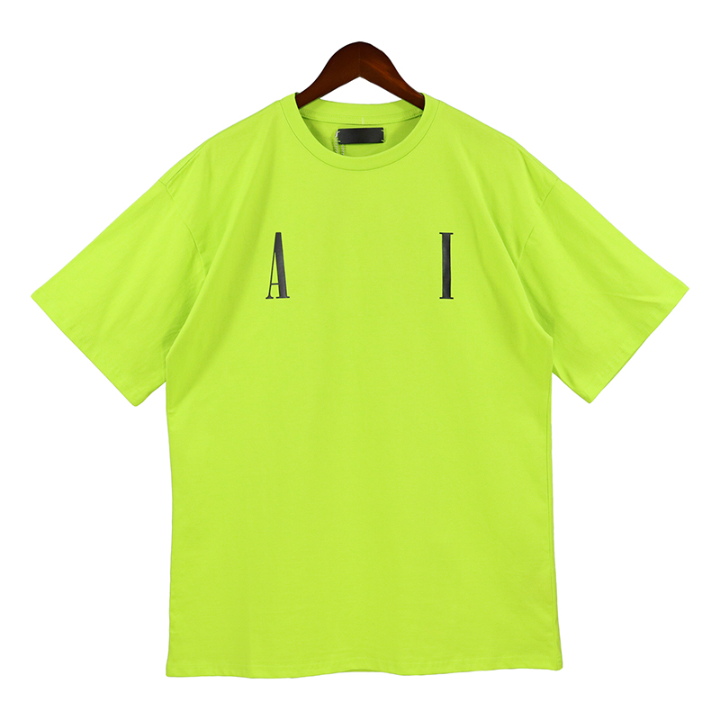

Mens Designers T Shirt Cottton Breathable Men women Fashion clothes short sleeve tshirt graphic tee-2142, Yellow