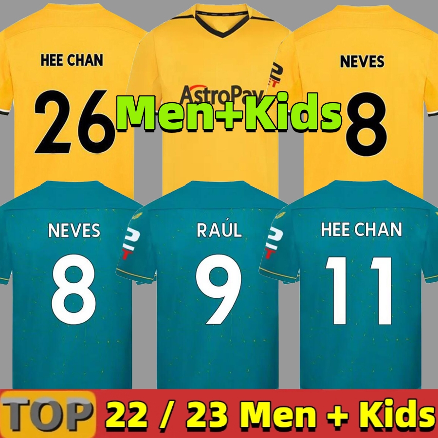 

22 23 GUEDES SARABIA Soccer Jerseys ADAMA KILMAN SEMEDO RAUL NETO NEVES 2022 2023 Wanderers J.OTTO PODENCE GIBBS WHITE HEE CHAN VITINHA Football Shirts Men Kids Kits, 22 23 away aldult