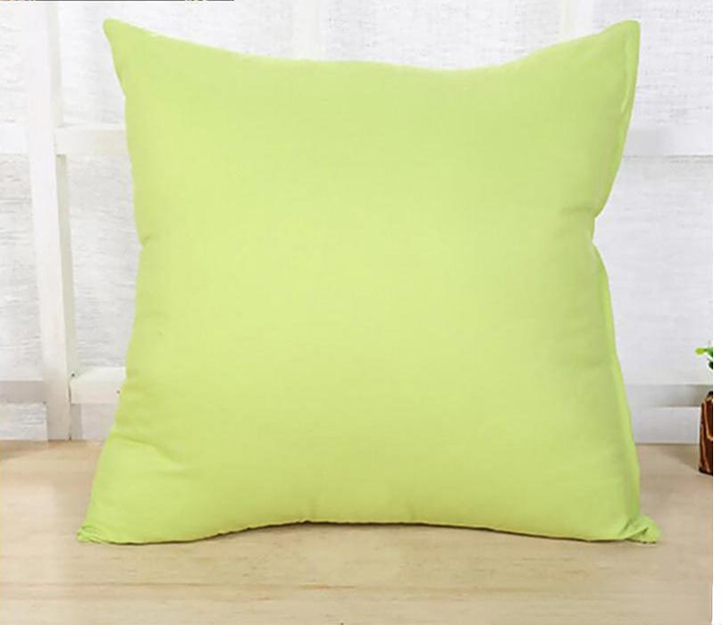 Plain Throw Pillow Case Cover Blank Polyster Home Sofa Cushion Cover Car Home Decor XMAS Gift 45*45cm HH7-944