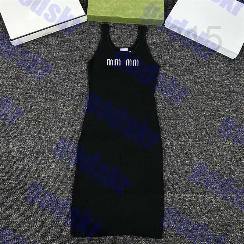 

Skirts&Skorts Designer Jacquard Letter Tank Black Knitted Dress Textile Sexy Womens Vests Dresses Spring Ladies Slim Long Skirt IGM8, Royal blue