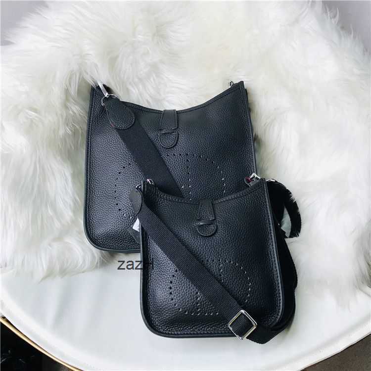 

Herme Bags 2023 Evelynes Tote Bag High Grade H-bag Women's Large Capacity Vertical Diagonal Fashion Hollow Bucket Style Evelyn K78k, Gray