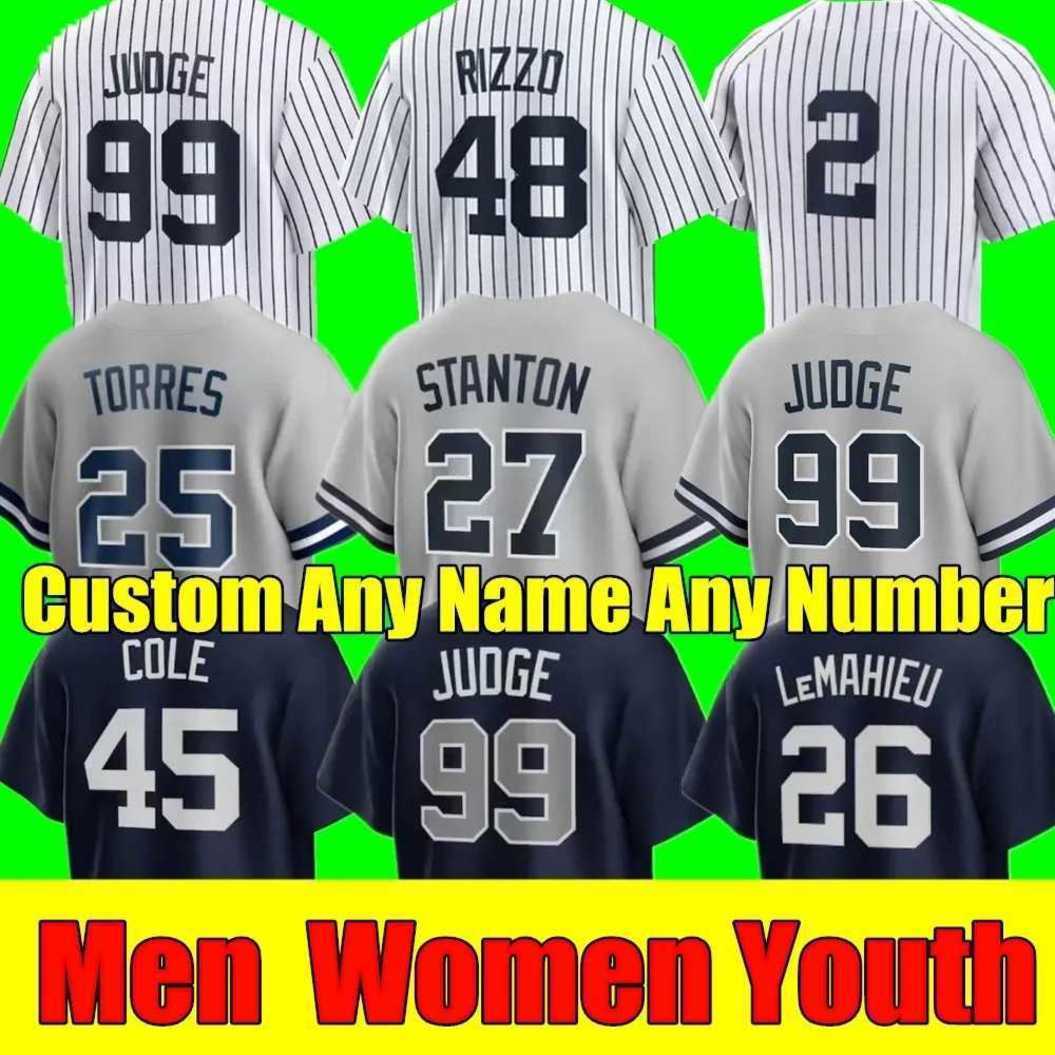 

Mens Women Youth 99 Aaron Judge Yankees Baseball Jersey Gerrit Cole Anthony Rizzo Derek Jeter DJ LeMahieu Josh Donaldson Giancarlo Stanton Gleyber Torres Rivera, Men