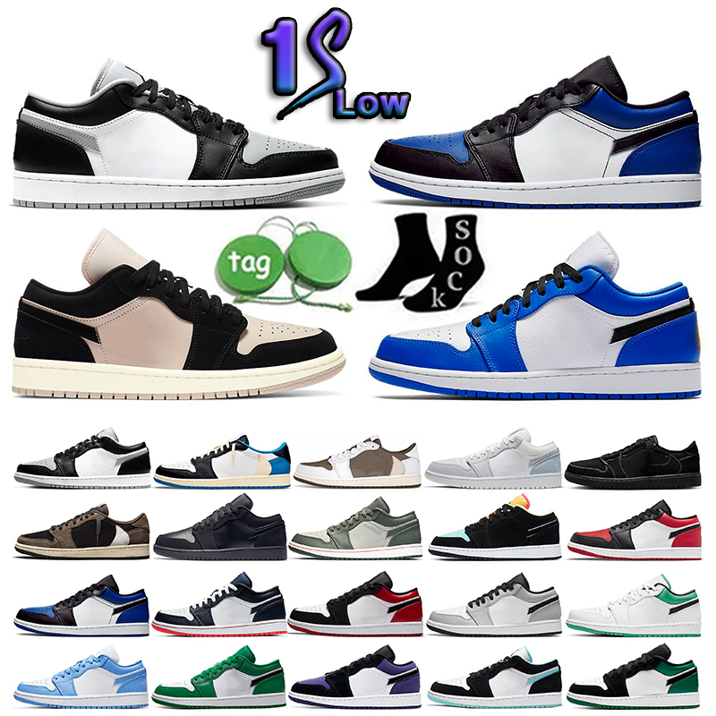 

low 2023 1s basketball shoes Men's breeding toe UNC OG cactus black white Paris Gugu powder smoke Grey Wolf breeding sneakers women's, 25 36-47