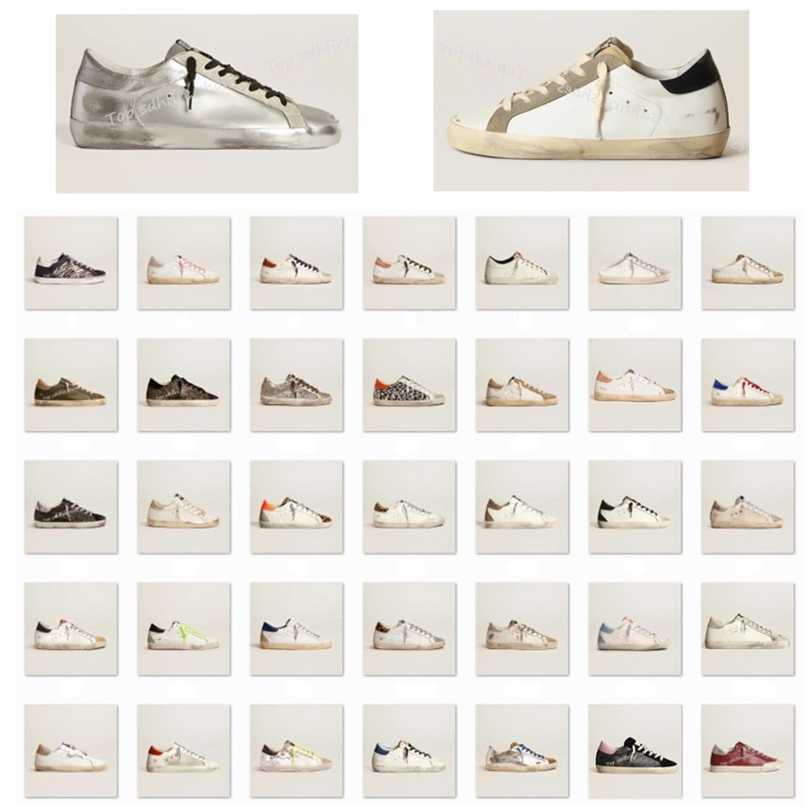 

Fashion Basket Golden Shoes Star Sneakers White Distressed Dirty Goose Designer Superstar Men And Women Casual