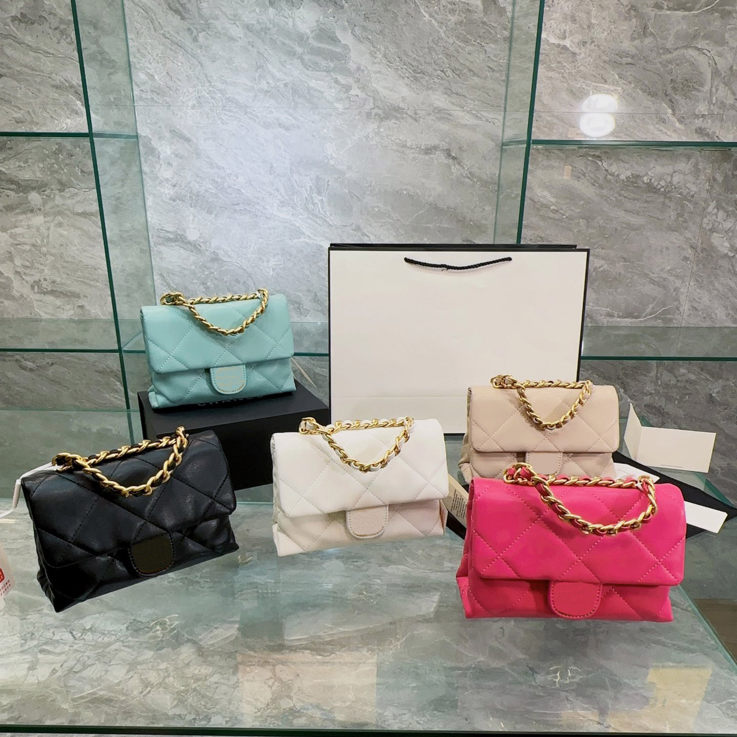 

CC Bag Shoulder Women Lady designer Fashion Chainbag Classic Pillow Bags Quality Flap Designer Shoulder-bag Girl Shoulder-bags Star Style Simple flap bags CC 7K, Beige