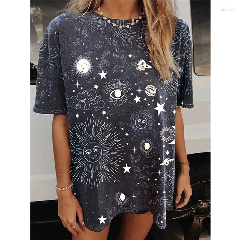 

Women' T Shirts Black Luxury Printing Graphic Women Summer Tees Fashion Girls Oversized Fun Teens Clothes Harajuku Style Loose Tops