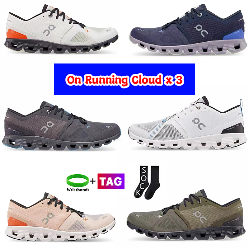 

Designer On Running Shoes cloud x 3 Workout Cross Training Shoe Cushion Mesh Men Women Sneakers ivory frame black eclipse magnet olive reseda midnight heron Sneaker, #7- olive reseda