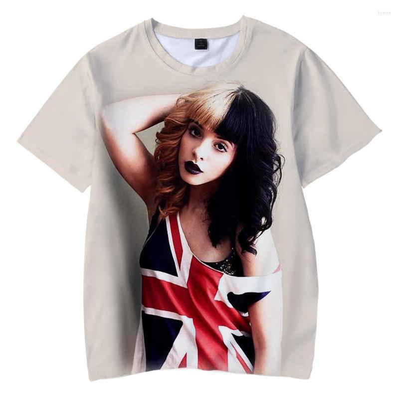 

Men's T Shirts 2023 Singer Melanie Martinez 3D Printed T-shirt Summer Short Sleeve Unisex Casual Streetwear O-neck Plus Size Tops, Beige