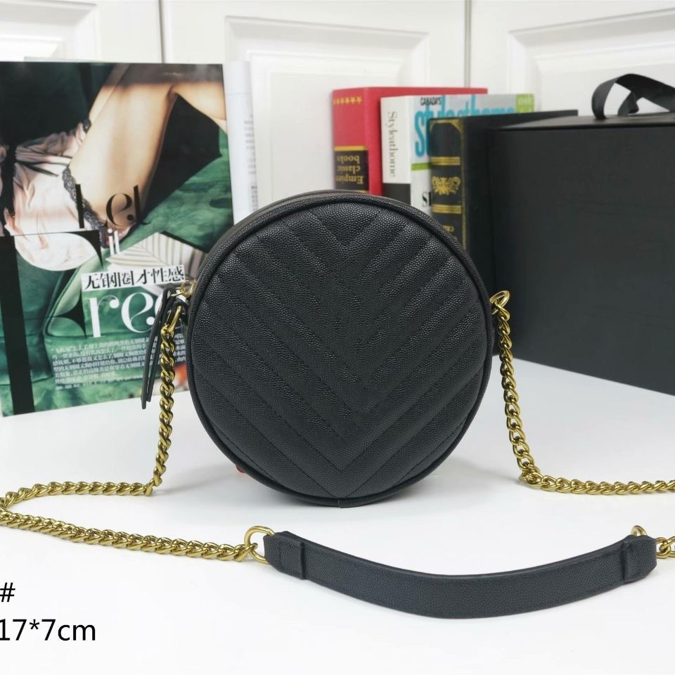 

Wallet Black Shoulder Bags Designer Luxury Bag Quilted Leather Textured Crossbody Handbag Loulou Fashion Chain phone bag card holderYWH6