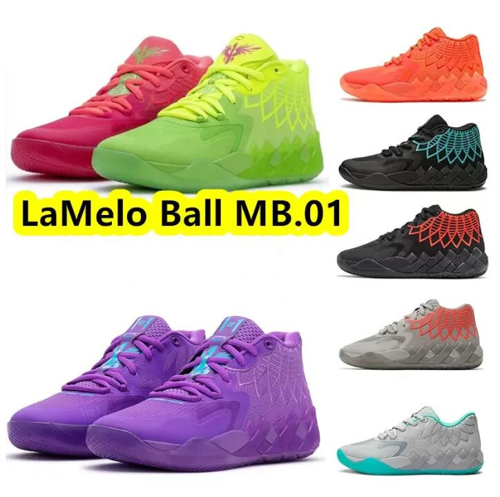 

LaMelo Ball 1 MB.01 02 Men Basketball Shoes Rick and Morty Rock Ridge Red Queen City Not From Here LO UFO Buzz City Black Blast Mens Trainers S size 36-46