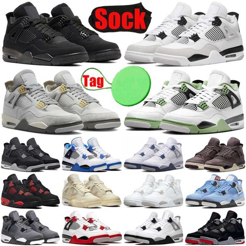 

Designer Seafoam 4 4s shoes basketballs shoe for mens womens sneakers Plate-forme Military Black Cats Canvas Photon Dust Midnight Navy casual trainers luxury, #39 seafoam 40-47