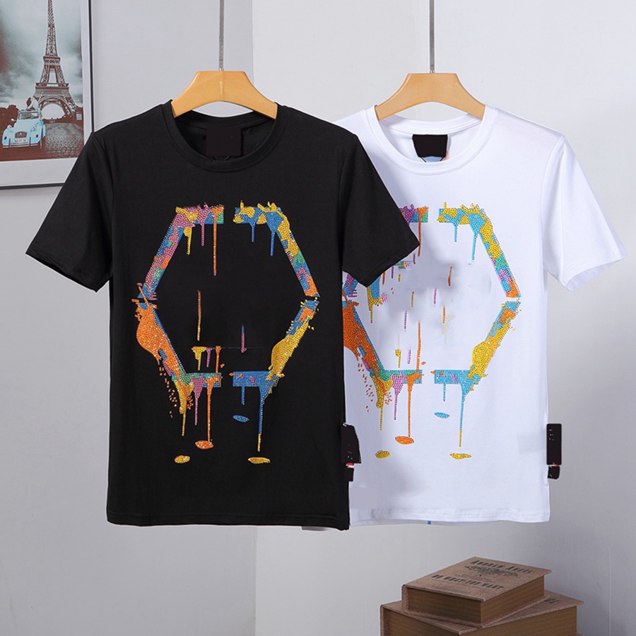 

2023ss mens tshirts men designer pp skull diamond t shirt short sleeve dollar brown bear brand tee oneck high quality skulls tshirt tees tops #SHOPEE93, Don't choose(non-delivery)