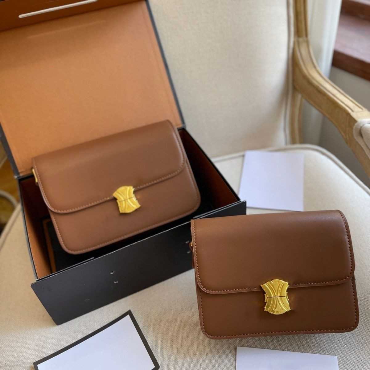 

Brand Designer bags Handbag Shoulder Crossbody Bag Tote Genuine Leather Women's 2023 New Old Flower Box Tofu Retro Shoulder Messenger Bag Factory Direct Sale, Big red