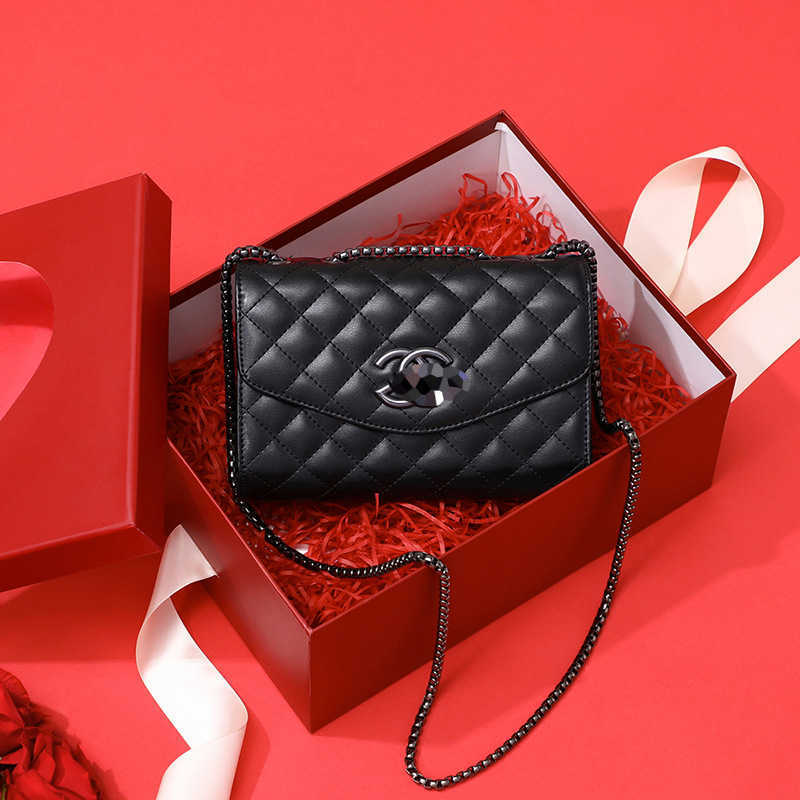 

2023 Fashion Trend Women Handbags Versatile Net Red Small Square Single-shoulder Leather Women's Fashion Crossbody Bag Large Capacity Advanced 65% OFF, Black3