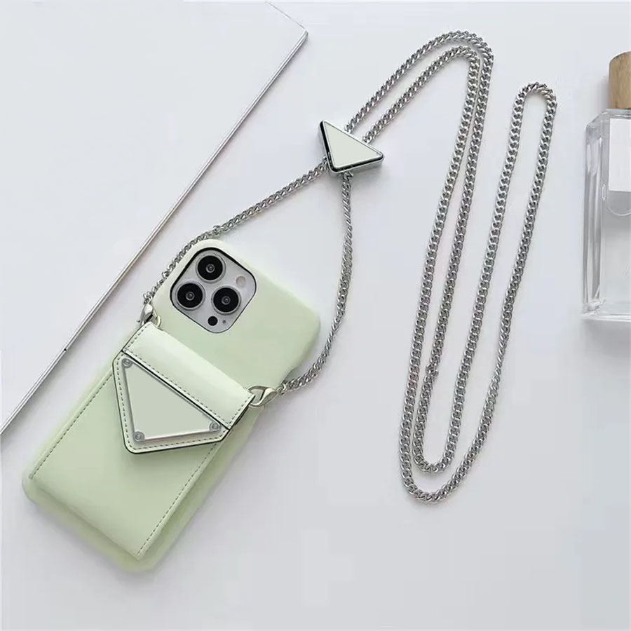 

Fashion Designer Womens Iphone 14 Cases Triangle With Chain Designer Crossbody Phone Bag 12 13 11 X Xs Xr Xsmax Phonecover 2023, Pd3