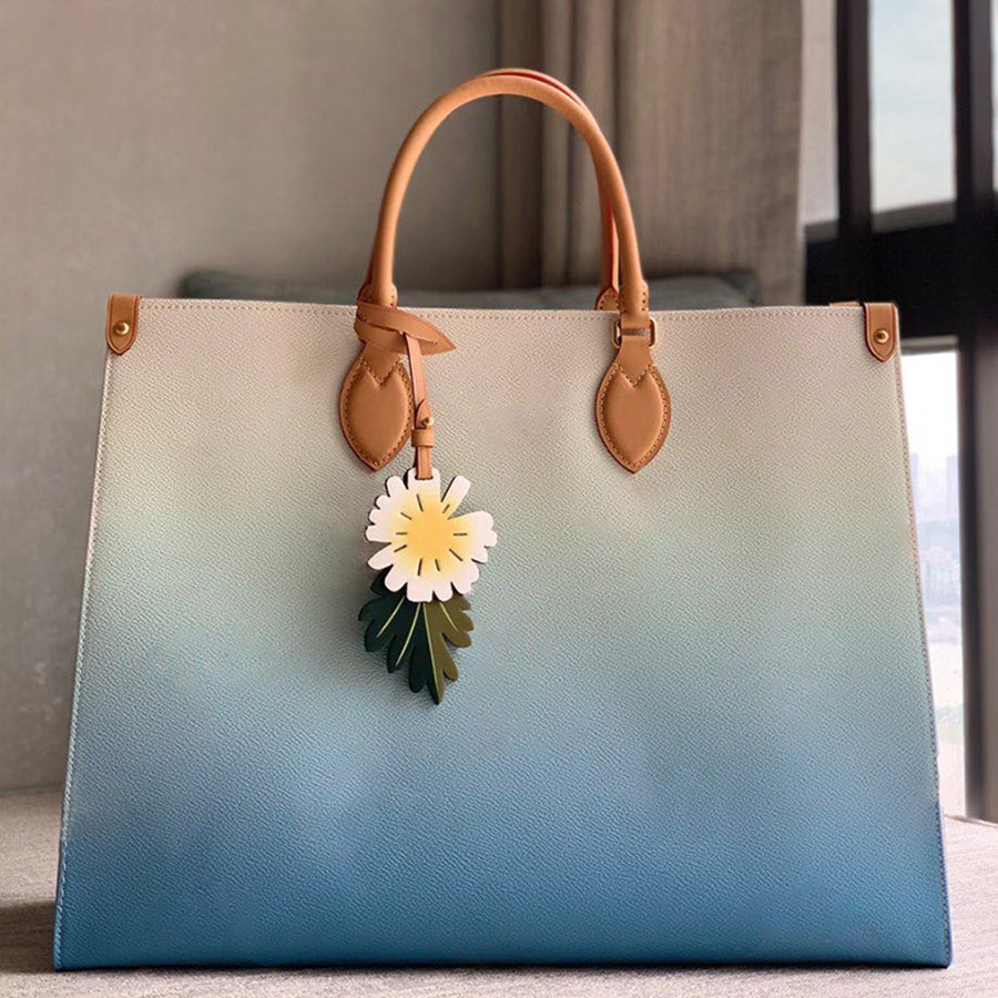 

Shoulder Bags 1:1 Quality ONTHEGO Tote bag 41cm genuine leather Clutch bag M45320With Box ML006, M45320