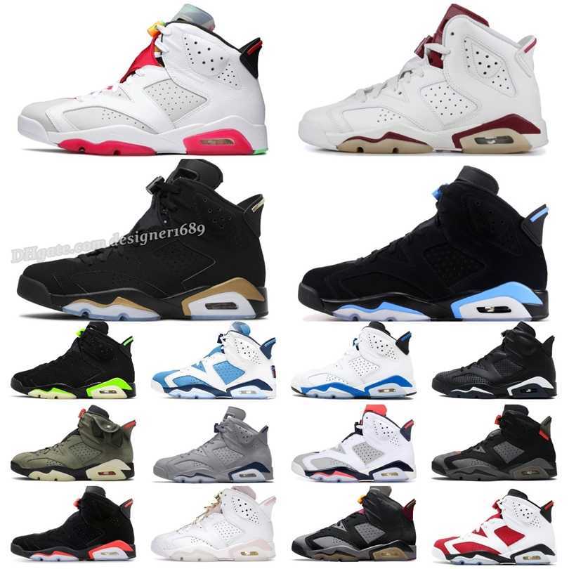 

High Basketball Shoes Jumpman White 6 6s Mens Designer Chrome Metallic Silver Maroon Sport Blue TS Bordeaux Carmine DMP Oreo Black Infrared Red Oreo Trainer Sneakers, 6004