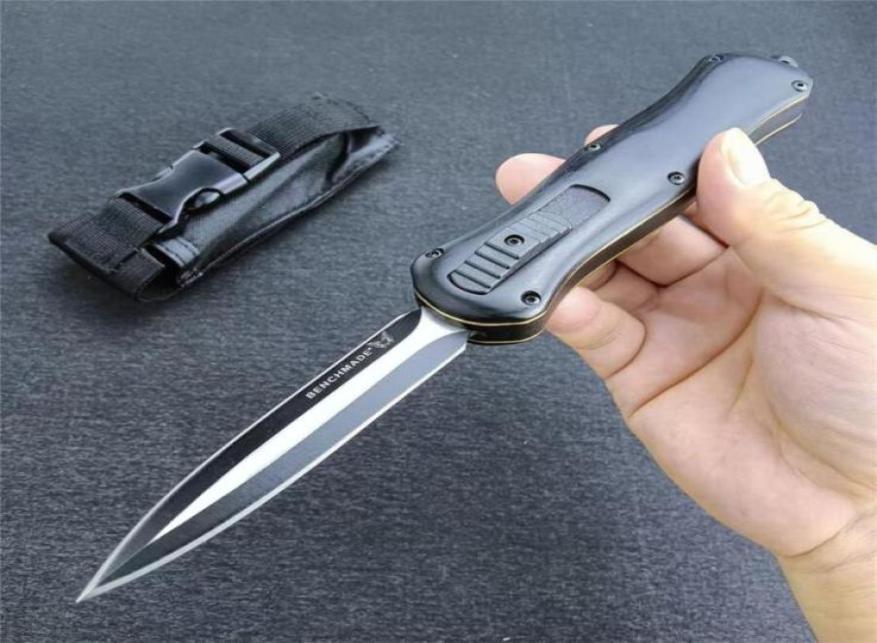 

Benchmade Infidel 3300 Mchenry Double action Automatic Knife BM42 3320 3551 Pocket Tactical knives gear Survival knifes with nylon4830746