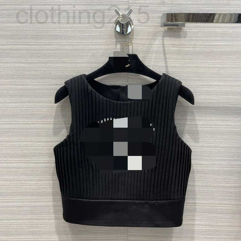 

Women' Tanks & Camis Designer 2022 Autumn Women Sweater Brand Same Style Sleeveless Crew Neck Black Wool Pullover Womens N5V1, Post
