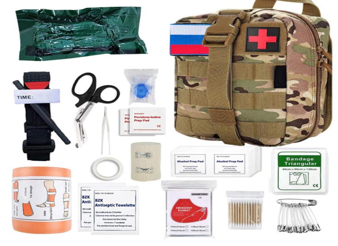 

Outdoor Gadgets Pcs Survival First Aid Kit Molle Gear Emergency s Trauma Bag For Camping Hunting Disaster Adventures 2210215331626