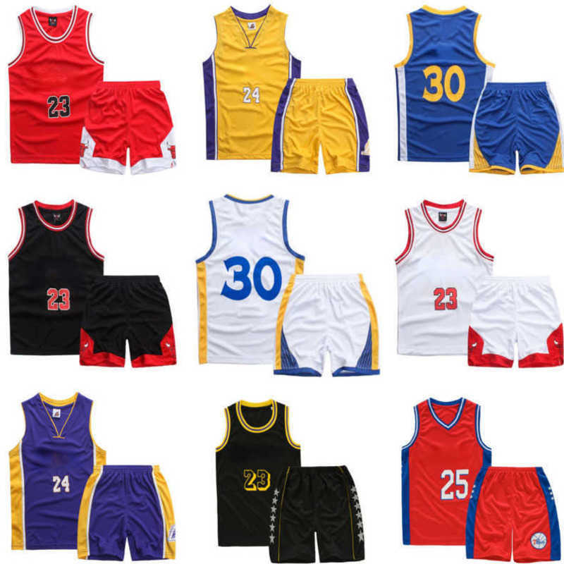

Summer Childrens Outdoor Sports Suit Designers Tracksuits Jerseys Basketball Suit Football Sets Breathable Sportswear, Black #30