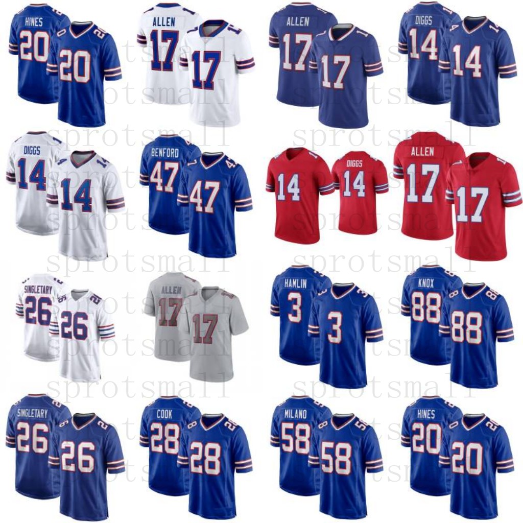 

Josh Allen Football Jersey Buffalos Stefon Diggs Billes Von Miller Dawson Knox Gabriel Davis Christian Benford Damar Hamlin Micah Hyde Elam Poyer Terrel Bernard, 1 mens