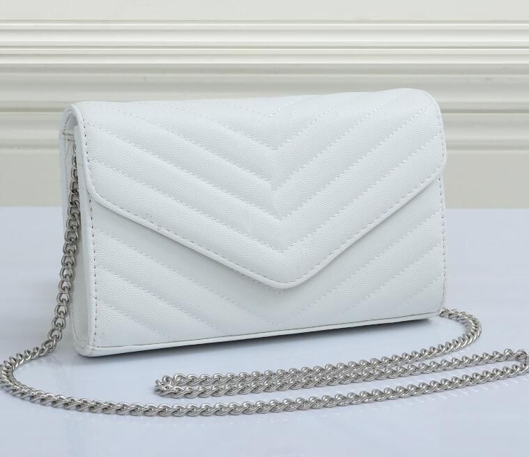 

luxurys designers Fashion womens CrossBody bag Shoulder Bags Letter Handbag ladies purse Leather Chains Clutch Handbags 86