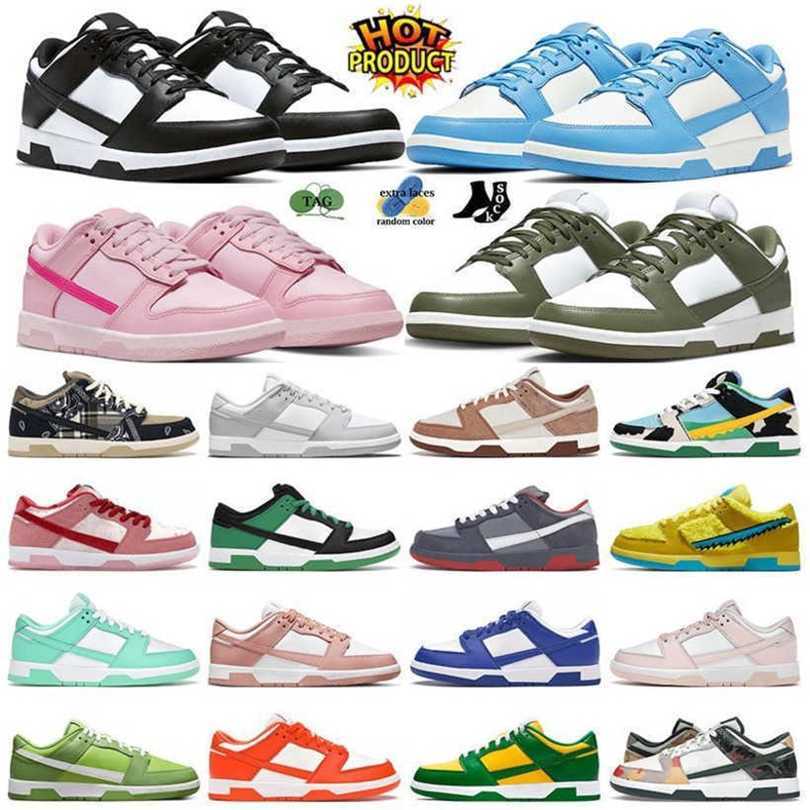 

sneakers dunks Men Women Skate Low Running Shoes OG Black White Georgetown Coast University Red Panda Dunky Mummy Off Platform dunkes Lows, 20
