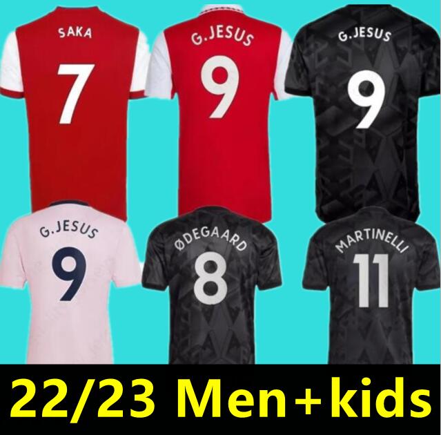 

20222 2023 G.JESUS PEPE SAKA soccer jerseys ODEGAARD SMITH ROWE 22 23 WHITE NKETIAH TROSSARD KIWIOR football shirt MARTINELLI ZINCHENKO SALIBA Men Kids set uniform, Adult