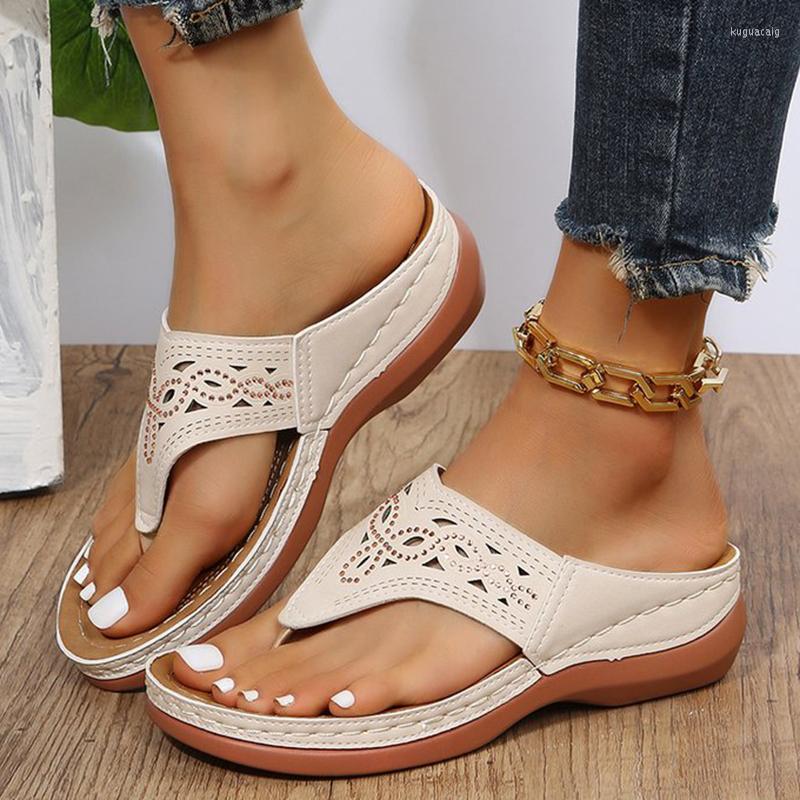 

Sandals Clip Toe Wedge Women 2023 Summer Thick Platform Beach Woman Plus Size 44 Low Heels Gladiator Sandalias De Mujer, Gray