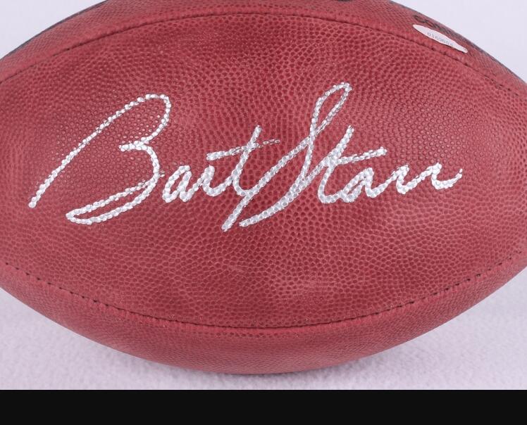 

Starr Rodgers Tebow Brown Peterson Darnold Lawrence Taylor Brees RYPIEN Autographed Signed signatured signaturer auto Autograph Collectable football ball
