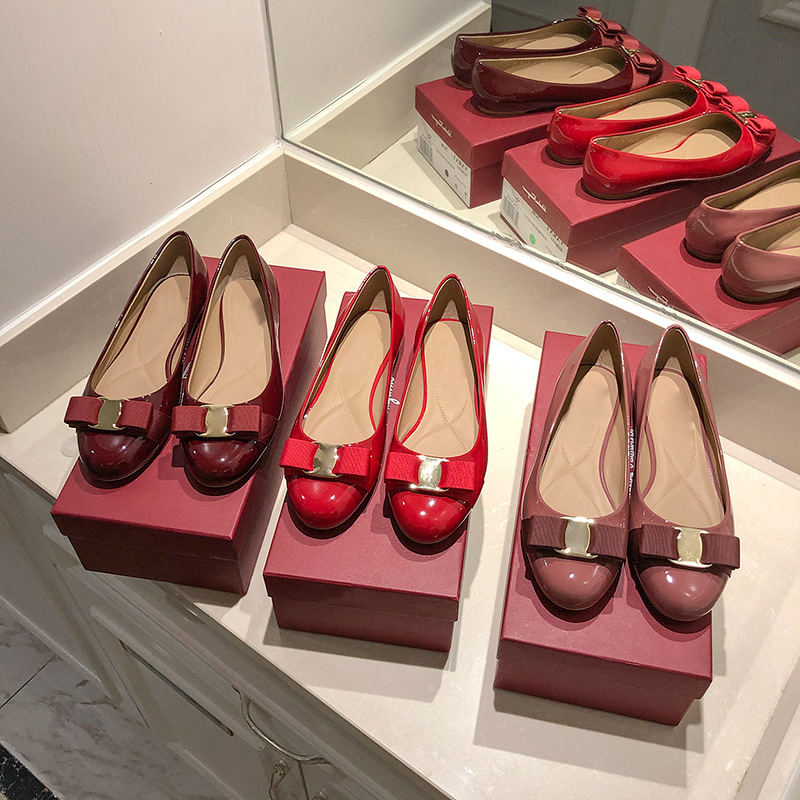 

Womens Ballet Shoes Designer Luxury High Heels Round Toe Platform Sandals Flat Leather Dress Shoe Boots Heatshoes, Grey