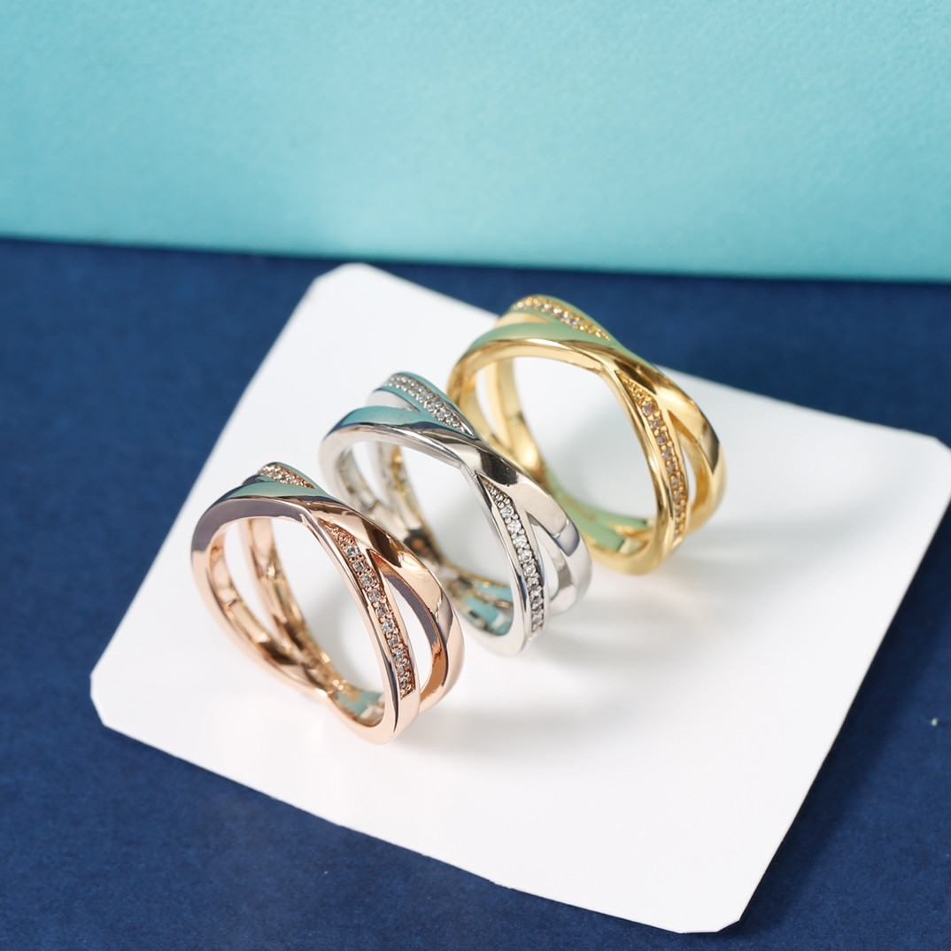 

Titanium steel simple band rings stripe designer ring For Women ring silver Jewelry supply