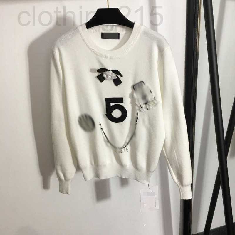 

Women's T-Shirt Designer 109 2021 Autumn Brand Same Style Two Pieces Sets Long Pants Crew Neck Beads Sleeve Empire White Fashion Womens Clothes meiyi 38QZ