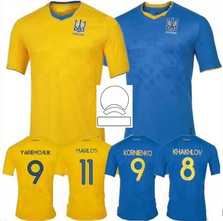 

2021 Ukraine soccer jerseys 21 22 Vitaliy Mykolenko Oleksandr Zinchenko Ruslan Malinovskyi Viktor Tsygankov national team men FOOTBALL SHIRTS Thai, Away+patch