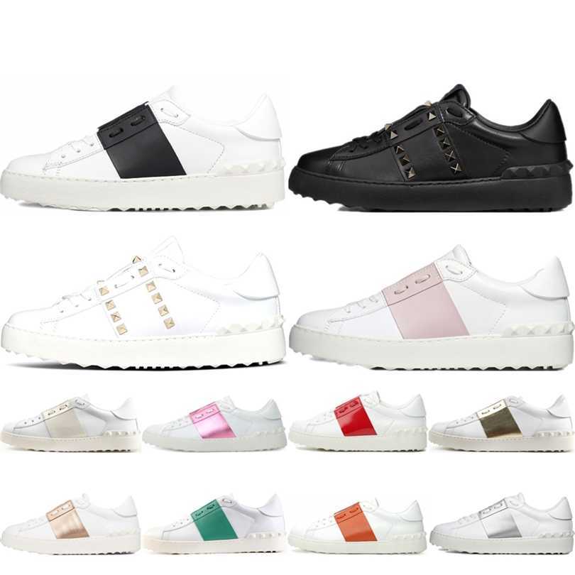 

Men Women Casual Dress Shoes White Red Golden triple black top fashion Mens Womens Leather Shoe Open Low Sneakers trainers outdoor sports eur 36-46, Item 1