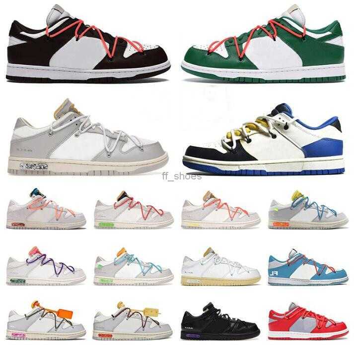 

Designer Ow 2023 Men Women Running Sports Shoes No1-50 Lot the Offs White Sb Dunks Low Skate University Blue Fragment Women Casual Shoes K66