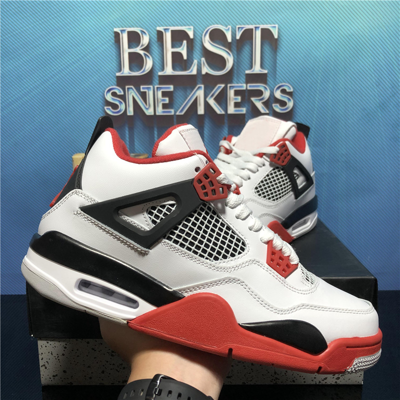 

2023 Top Men 4s Basketball Shoes For Mens Women Jumpman IV Sports Sneakers White Oreo Back Black Cat University Blue Mocha Seafoam Lightning Military Trainers, Color 35