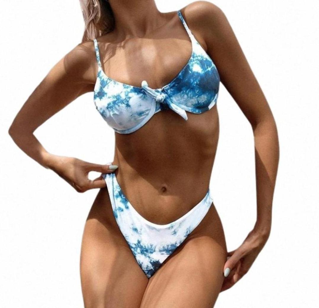 

swimwear Women039s Split Bathing Suit Bikini Push Up Padded Sexy TieDye Convergence Set Swimming For Women t5XC34819051119896, Green